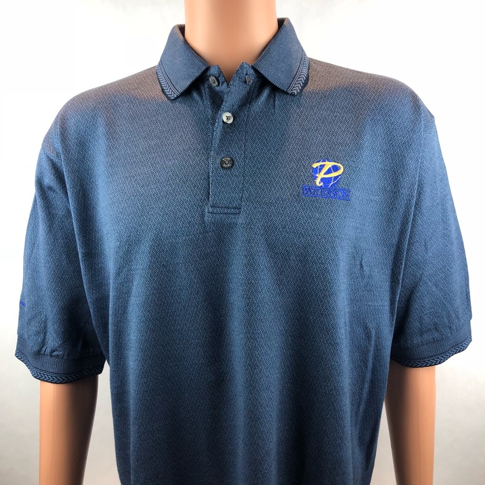 A. Palmer Men's Golf Shirt, Patterson, Large.